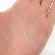 Gauge Gold-filled Flat 2 Inch Headpin